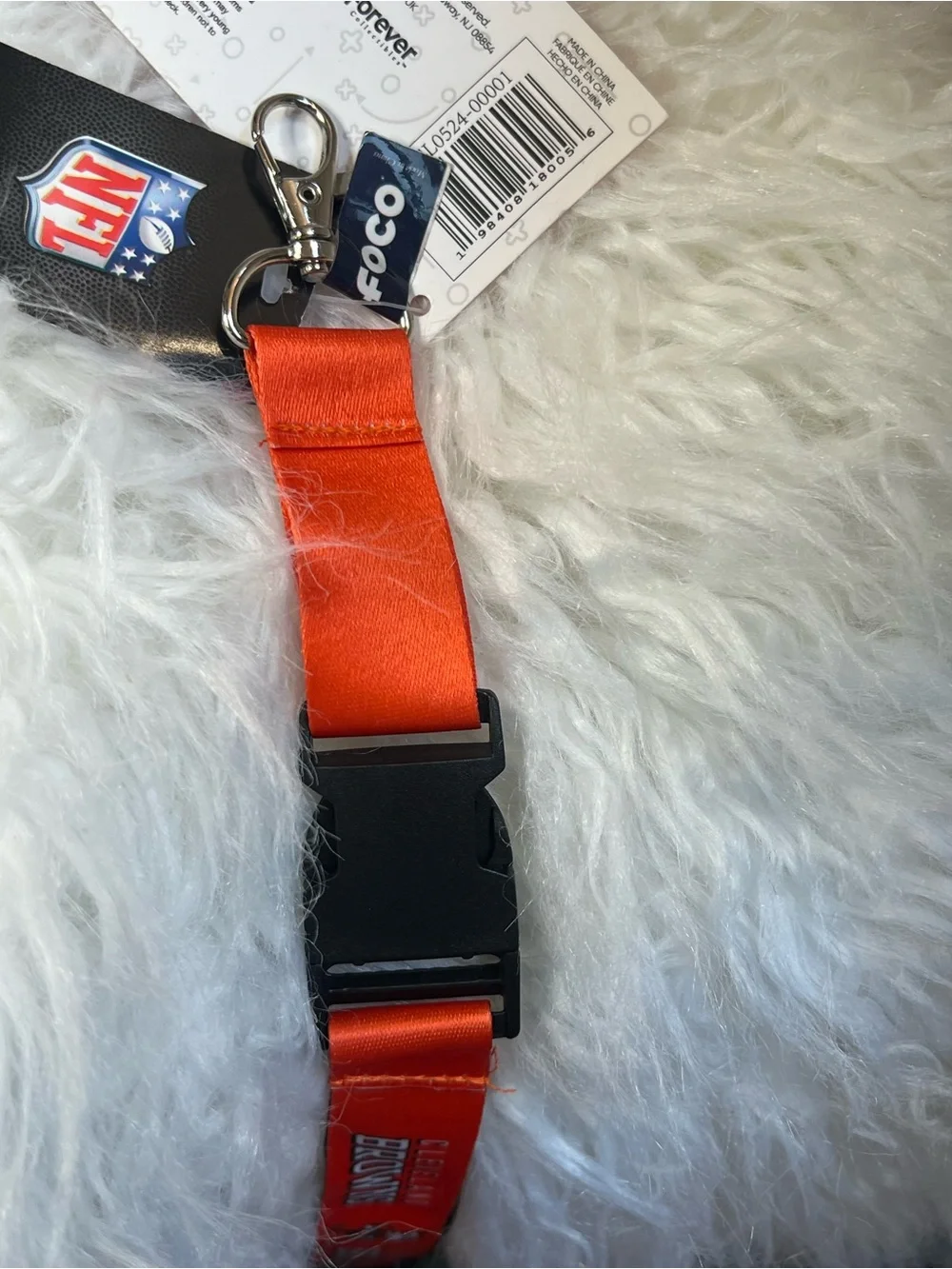 Cleveland Browns Lanyard / Strap - Orange & Brown